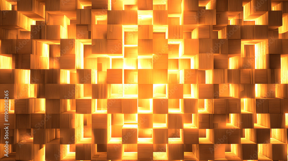 Poster dynamic light patterns artistic installation digital art studio environment abstract viewpoint illum