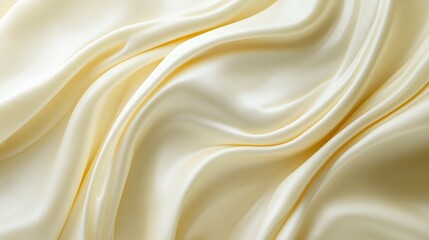 Obraz premium Light yellow clean color background with smooth gradient effect