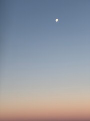 Sunset colours of the sky gradient 