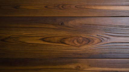 Fototapeta premium Dark wood grain displays natural knots and textures, suitable for backgrounds, frames, furniture textures, woodworking designs, or rustic-themed graphics