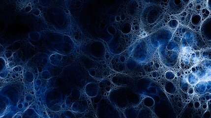 Deep midnight blue background with gradient fade to black