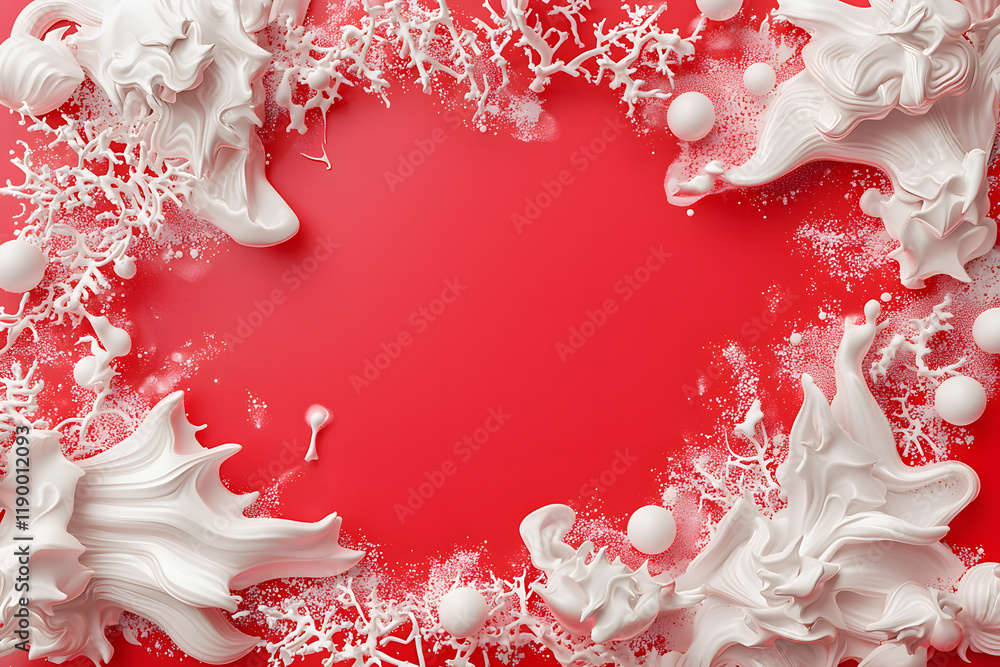 Poster creative abstract art composition studio visual design vibrant environment aerial view artistic expr