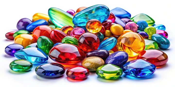 Colorful Gemstones & Polished Stones: High-Resolution Images