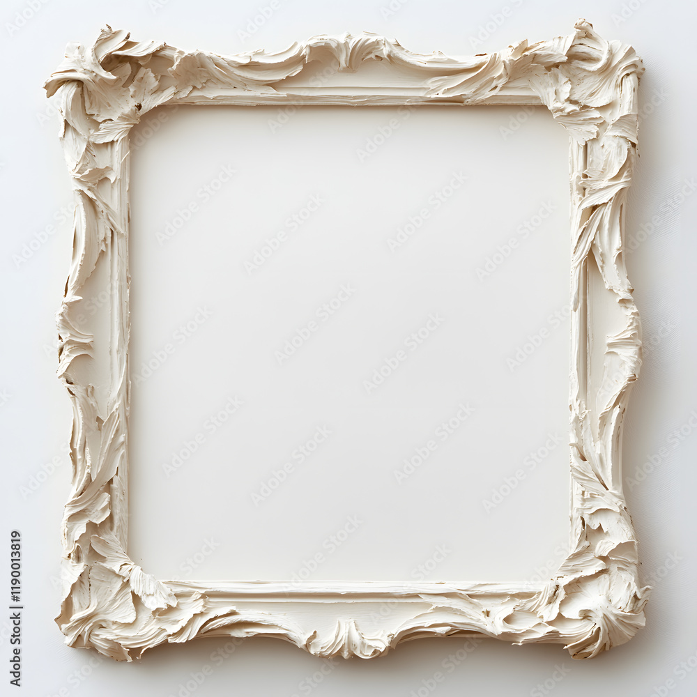 Poster artistic empty frame display gallery space visual art minimalist environment close-up perspective cr