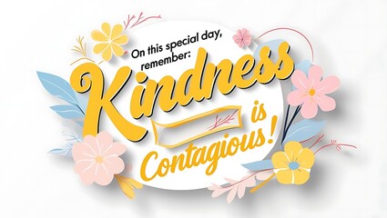 Kindness is Contagious Remember This Special Day