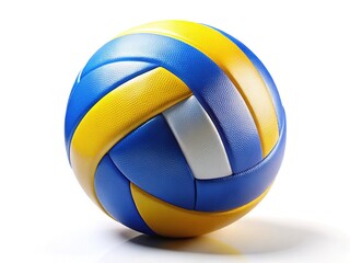 Fototapeta premium Professional Volleyball Photo, Isolated, High-Resolution, Bright Colors, Sport Equipment Image