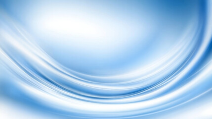 Smooth blue abstract background with flowing curves