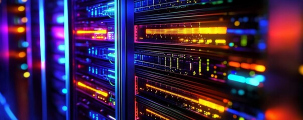 High-performance data servers designed for optimal efficiency.