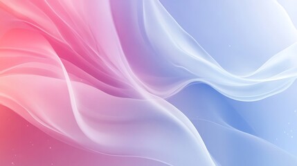 Abstract Pink and Blue Wave Design Background