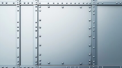 Metal Panel With Rivets And Seamless Design
