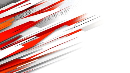 Obraz premium Abstract Red White and Grey Diagonal Lines Design