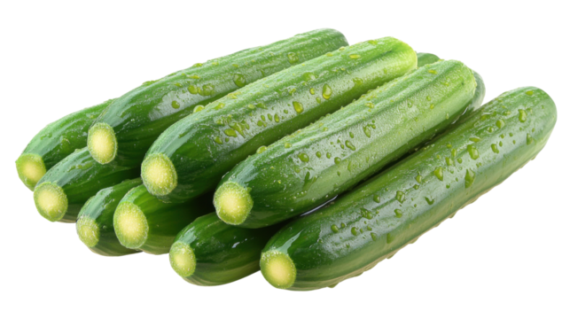cucumber isolated on white background