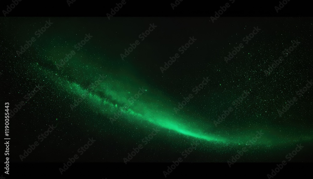 Poster green abstract wave. magic line design. flow curve motion element. neon gradient wavy illiustration.