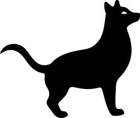 black cat silhouette