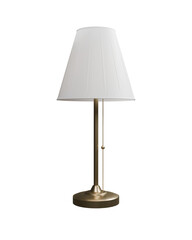 Table Lamp 3D render isolated on transparent background, PNG