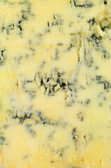 Blue Stilton English classic cheese veined marbling detail texture background
