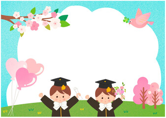 frame with graduation