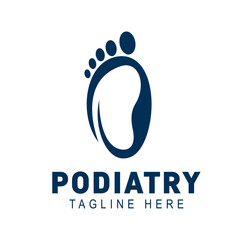 Foot podiatry logo template Creative Symbol Icon.podiatry foot print foot care logo design