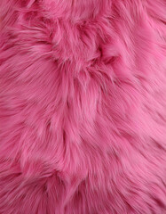 Obraz premium Pink Fur Texture Close-Up