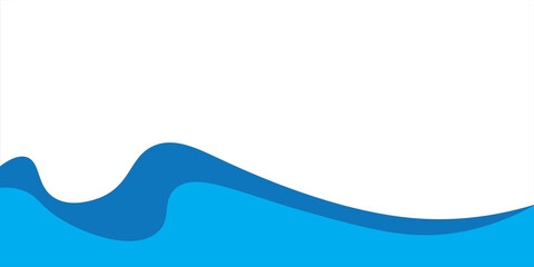 Separator, header, modern wave divider shape vector illustration art