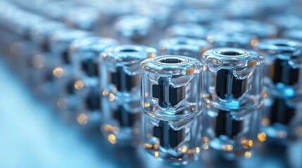 crimper transparent connectors and ethernet cable on white backgroun