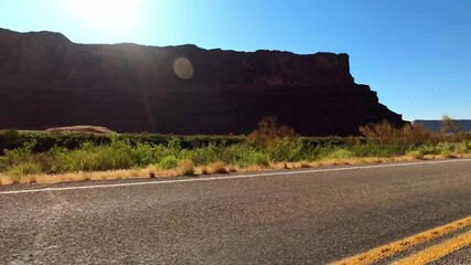 Utah Driving 1448 Timelapse Potash Road Moab