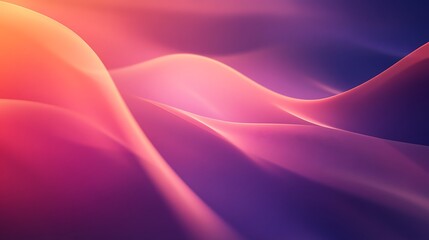 Abstract Pink and Purple Wavy Background Design
