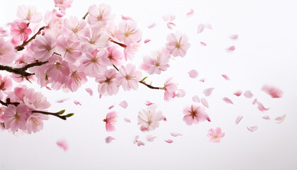 桜 花びら 春 ピンク 美しい 自然 花見 日本 風景 風 儚い 季節 満開 枝 芽 咲く 花弁 落ちる 景色