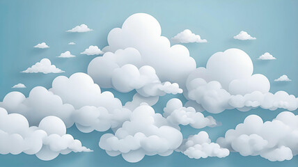 blue sky with clouds