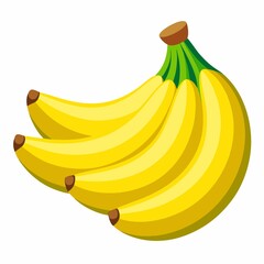 bananas isolated on white background