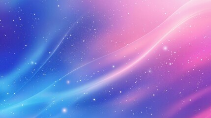 Obraz premium Abstract Pink and Blue Cosmic Nebula Background