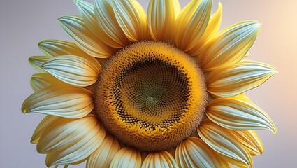 A Close Up View Of A Stunning Sunflower