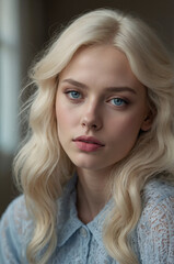 Naklejka premium portrait of a woman