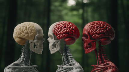 AUTOPSY, Image depicting an autopsy scene with chaos elements, featuring high fidelity detail and a raw style, suitable for medical or investigative contexts.