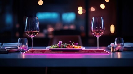 Modern cuisine experience high-tech food dining urban restaurant