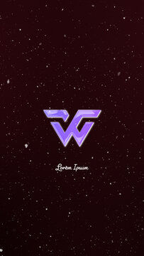 Christmas Snowy Vertical Logo Reveal MOGRT 73
