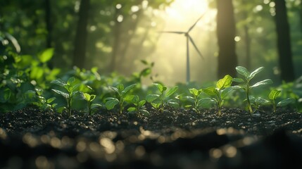 Sunrise in the Forest: New Growth and Renewable Energy