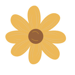 Flower with pastel color