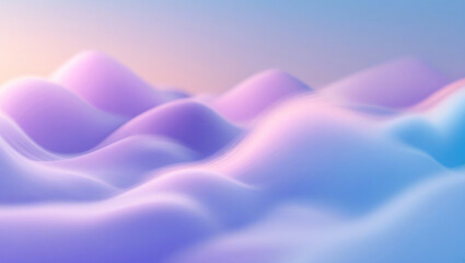 Obraz premium A high-resolution background featuring a vibrant yet soft pastel gradient that transitions from sky blue to gentle pink and pale lilac, with a dreamy blur effect.