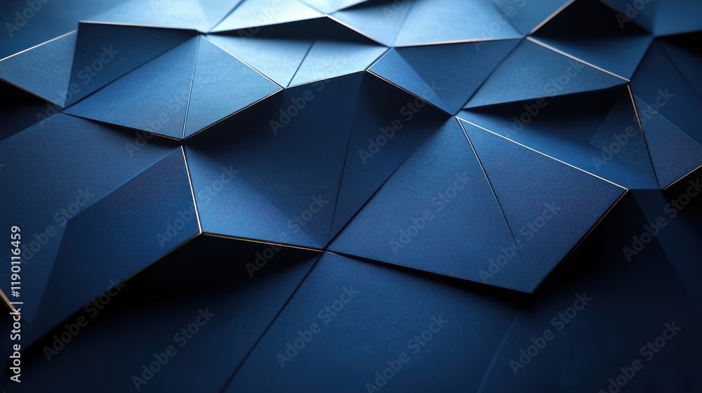 Poster modern dark blue background least color gradient darkness web banner geometric shapes 3d effect the 