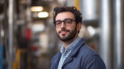 Obraz premium AI-enhanced models for predicting energy consumption in industrial systems, optimizing power usage and reducing waste in manufacturing.