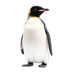 Fototapeta premium Penguin standing, white isolate background.