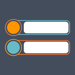 Obraz premium Infographic Text Box for Presentation