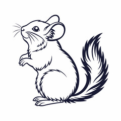 vector-silhouette-of-chinchilla -2