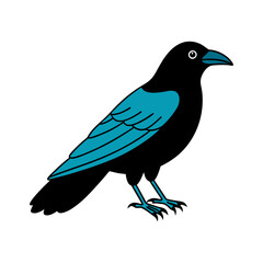 Vector-silhouette-of--crow -1 