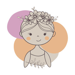 Vector-silhouette-of-hand-drawn-beautiful-ballooner