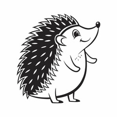 vector-silhouette-of-hedgehog