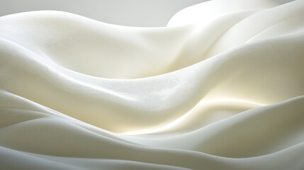 Obraz premium Custom shape lights glowing in a flowing pattern, casting soft light with plenty of space for text in the foreground