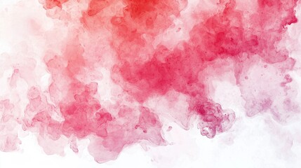 Fototapeta premium Abstract Red Watercolor Paint Swirl Design
