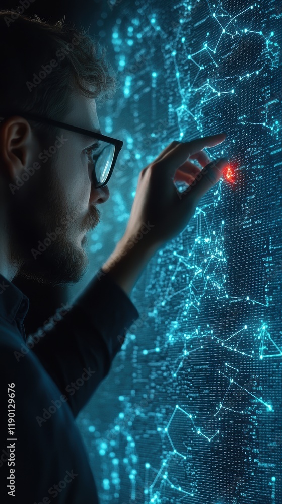 Poster Visualizing Data with Modern Technology in a Management Protocol Hub Setup